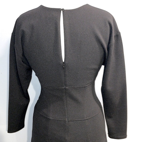 Express Black Midi Sheath Dress: size small - Picture 4 of 6